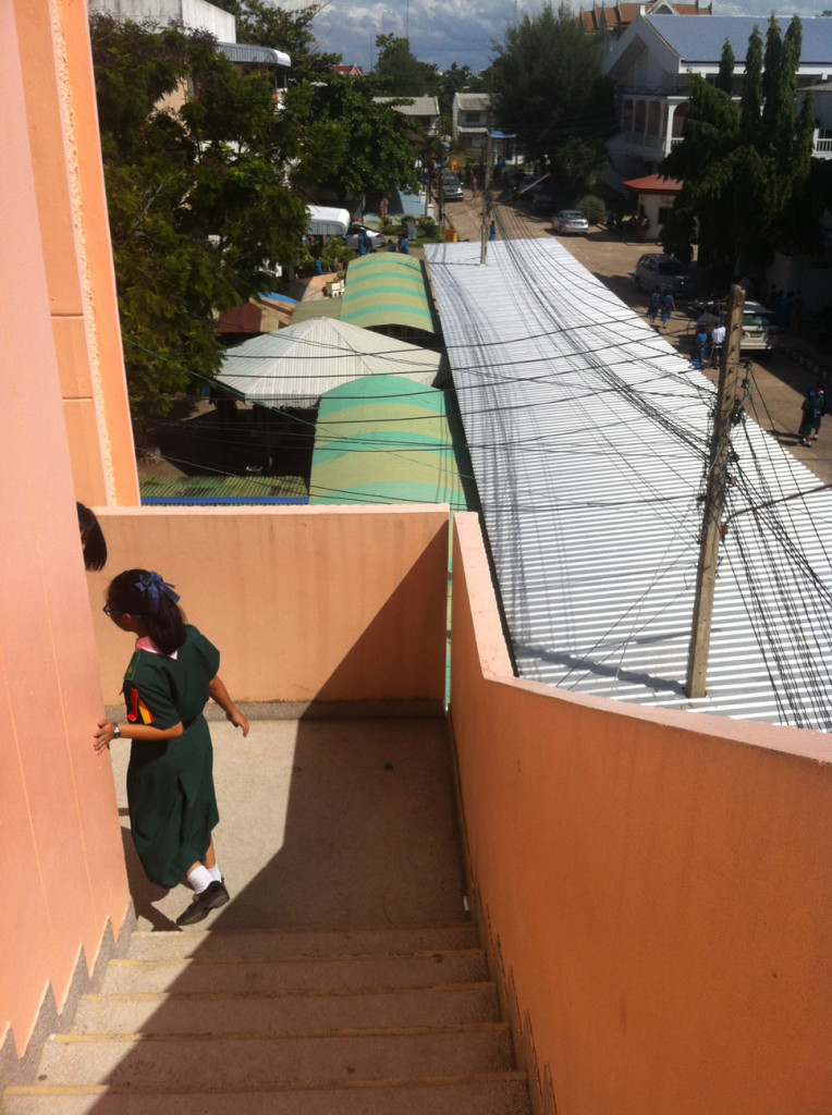 Schulgebäude in dem unser Klassenraum liegt