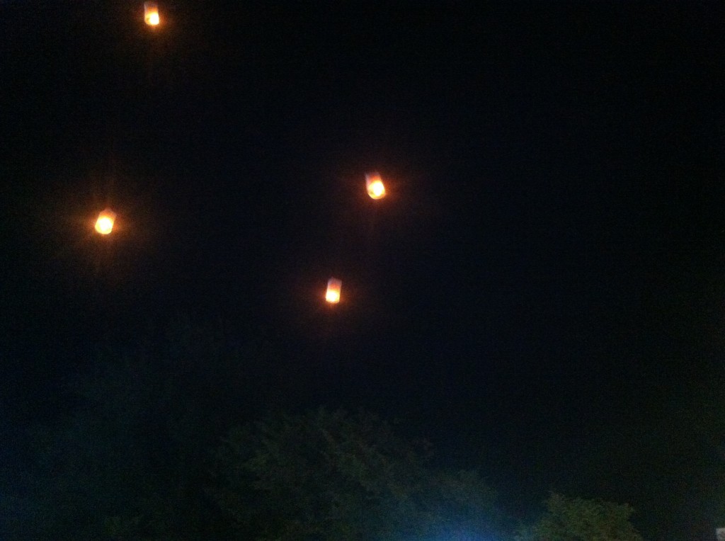 Fliegende Lampions