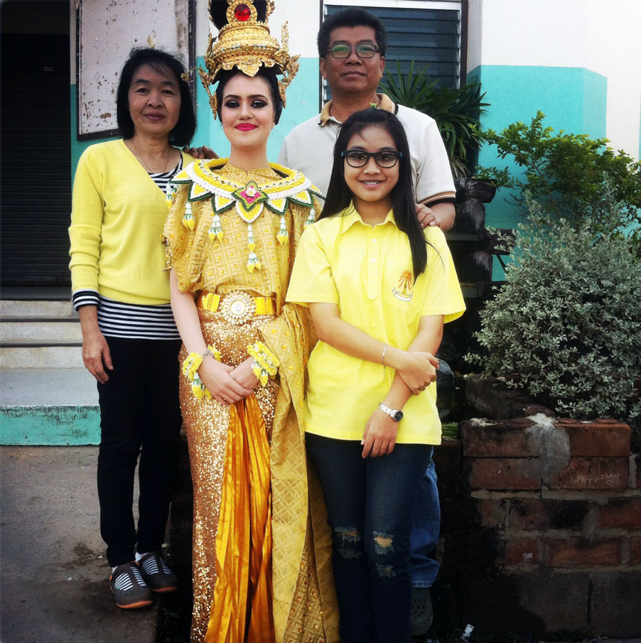 Sportsday-Parade Meine Gastfamilie.