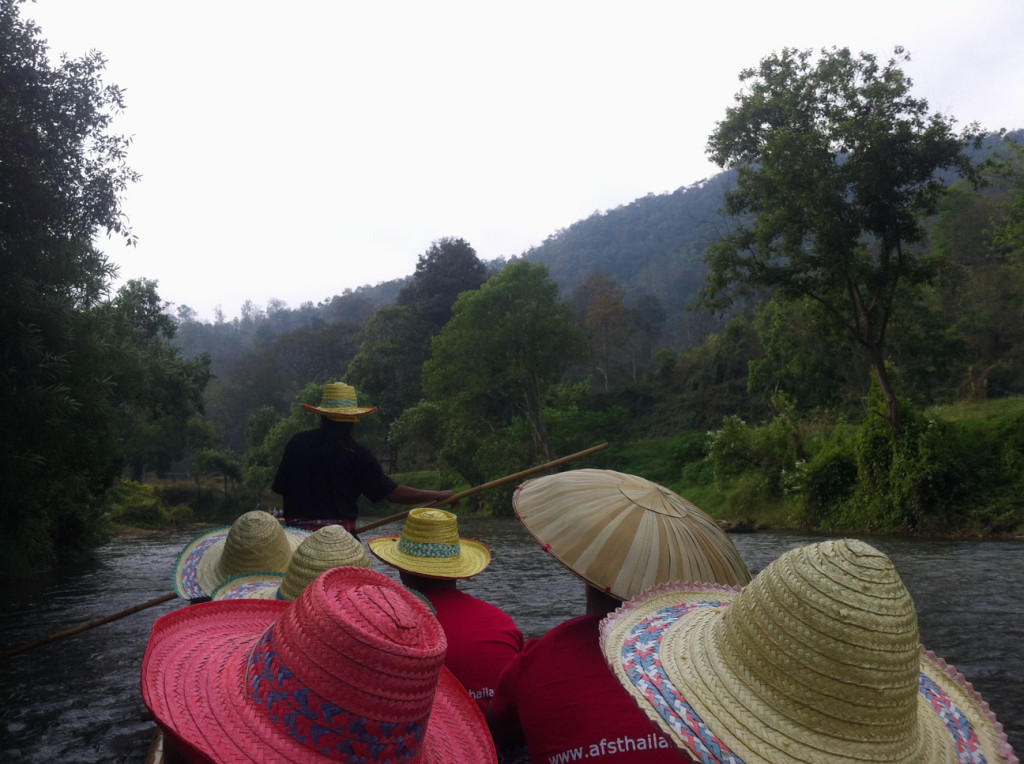 Bamboo rafting